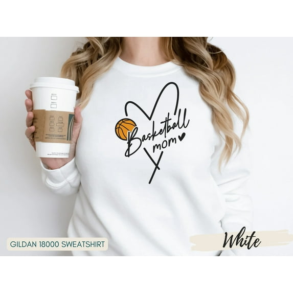 Basketball Mom Sweatshirt, Basketball Mom Shirt, Mom Sweatshirt, Mother's Day Gift, Sport Mom Gift