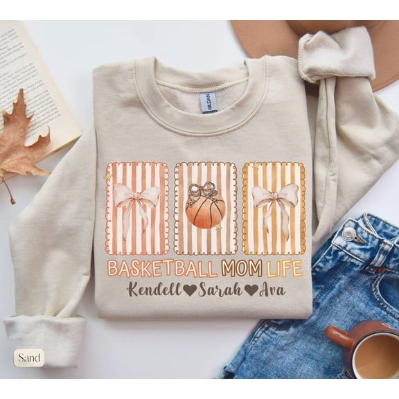 Basketball Mom Sweatshirt, Basketball Sweatshirt, Basketball Mom, Game Day Sweatshirt, Basketball Season Sweatshirt, Basketball Lover Shirt127 Tshirt All Size S-5XL
