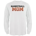 thumbnail image 1 of Basketball Mom White Adult Long Sleeve T-Shirt - Medium, 1 of 1