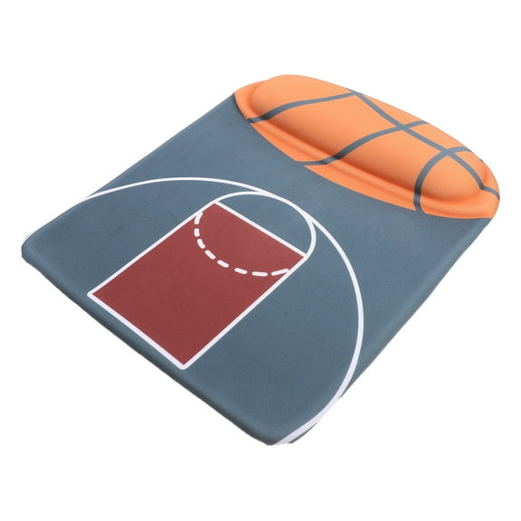 Basketball Mouse Pad with Wrist Rest Silicone 3d Model