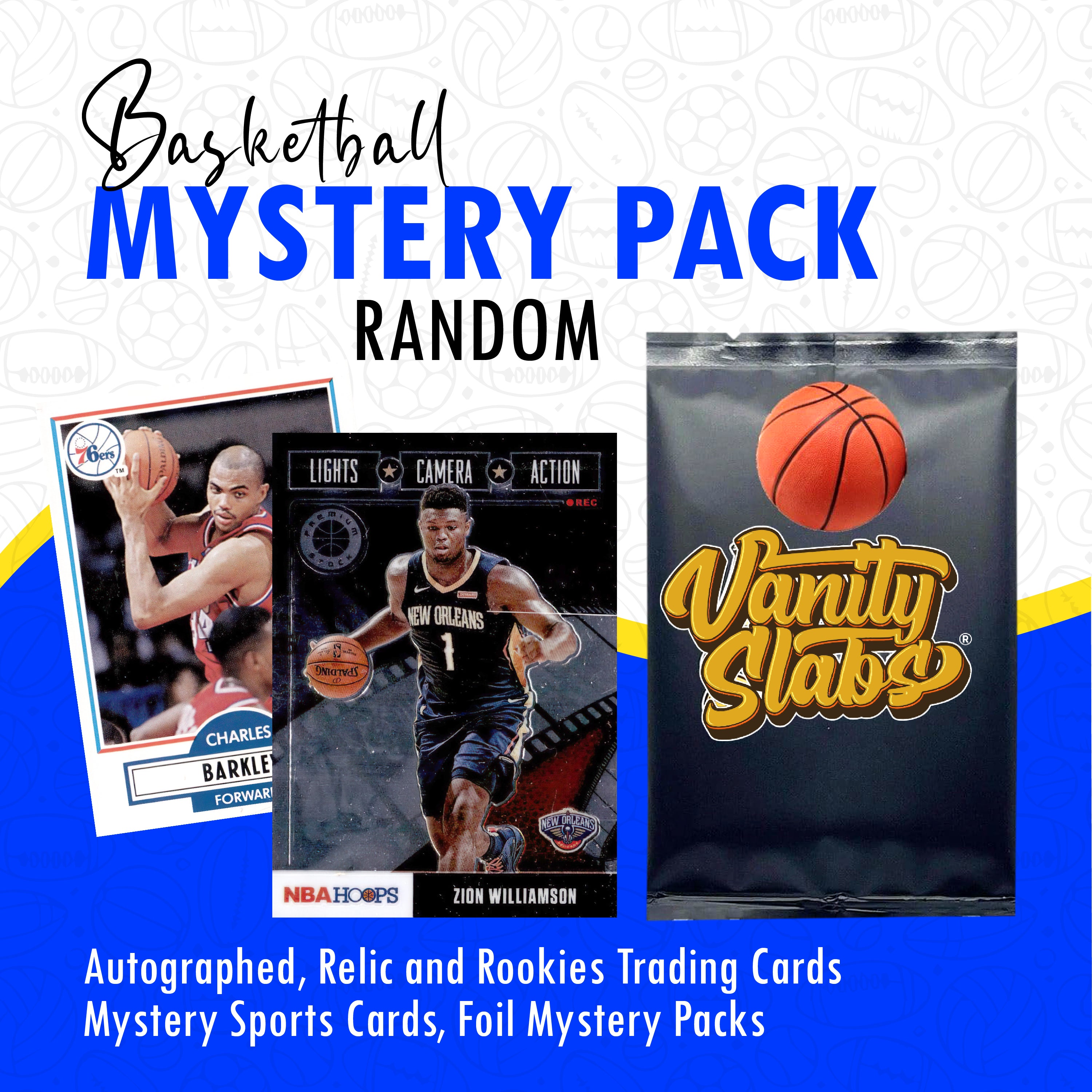 Basketball Mystery Foil Pack (Random Auto, Relics and Rookie Trading