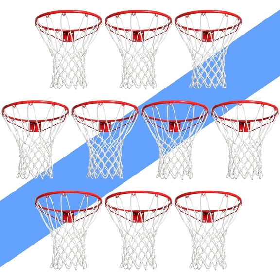 Basketball Net Outdoor,(7.16 oz) 12 Loops Professional Heavy Duty Basketball Net Replacement,All Weather Anti Whip, Suitable for Outdoor Standard 12 Loops Basketball Hoop