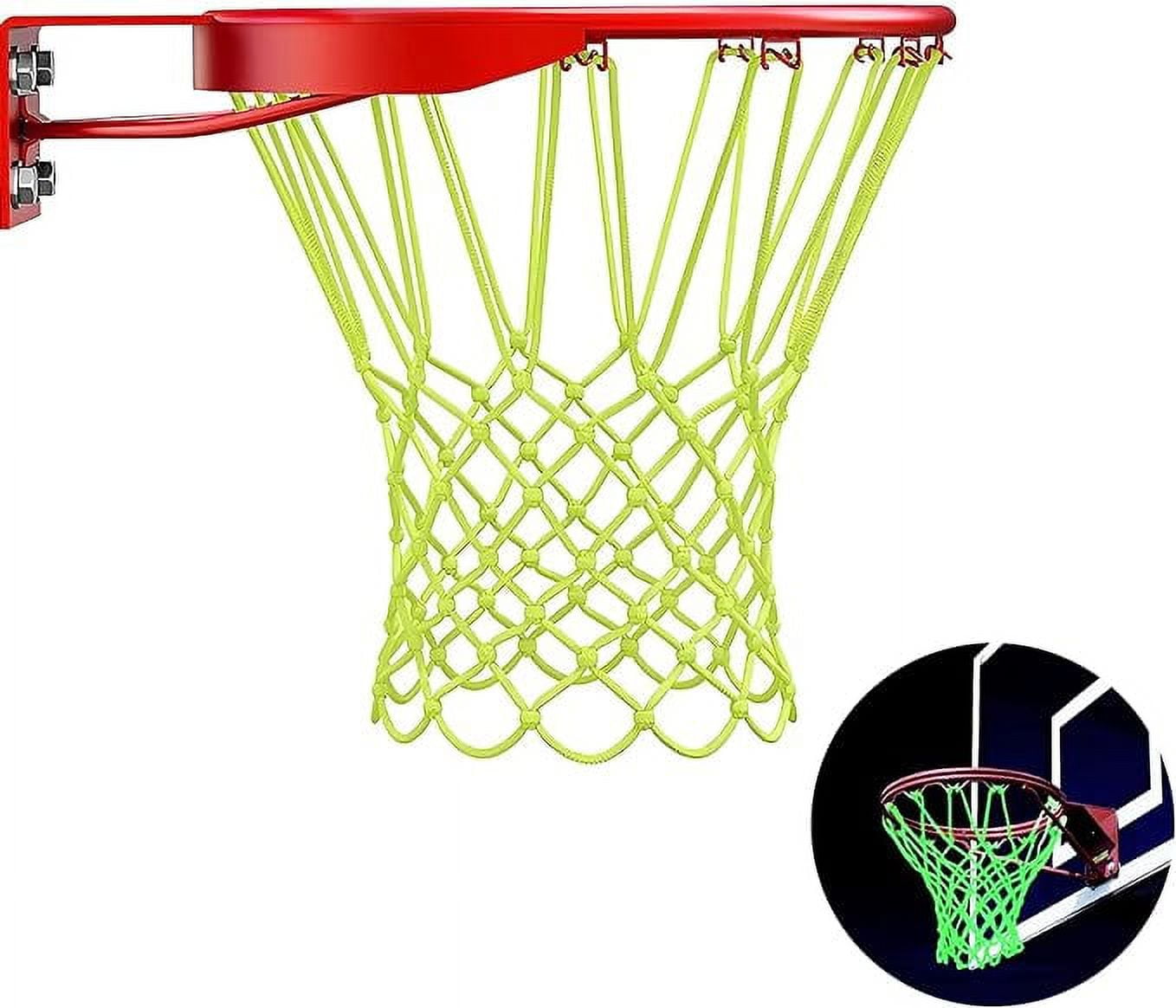 Basketball Net Replacement, Heavy Duty and Anti Whip Night Light