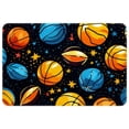 thumbnail image 1 of Basketball Non-Slip Polyester Door Rug Chair Mat Kitchen Rugs, Machine Washable, 1 of 6