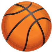 Basketball 'Nothin' But Net' Extra Large Paper Plates (18ct)