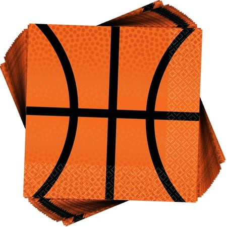 Amscan Basketball Disposable Napkins (36 Count)