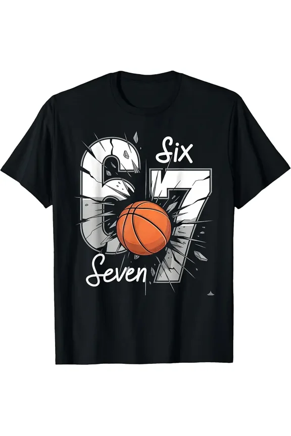 Basketball Number 67 Sports Graphic for Player Unisex Short Sleeve T-Shirt