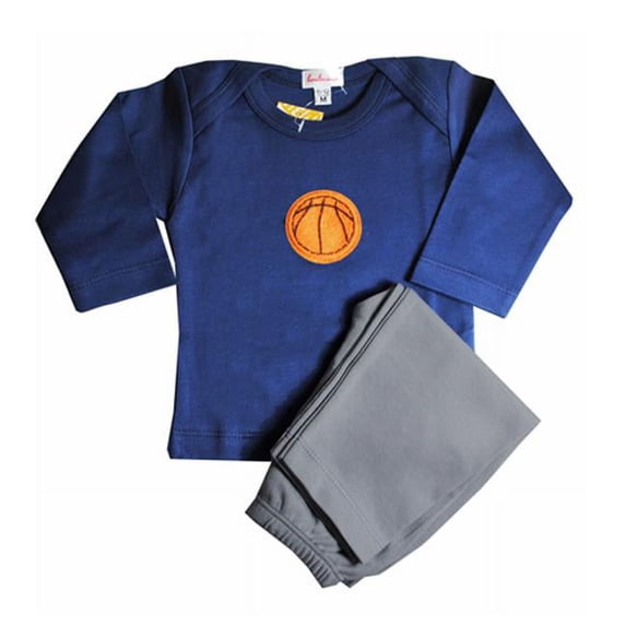 Basketball Outfit - Blue, 6-12 Months