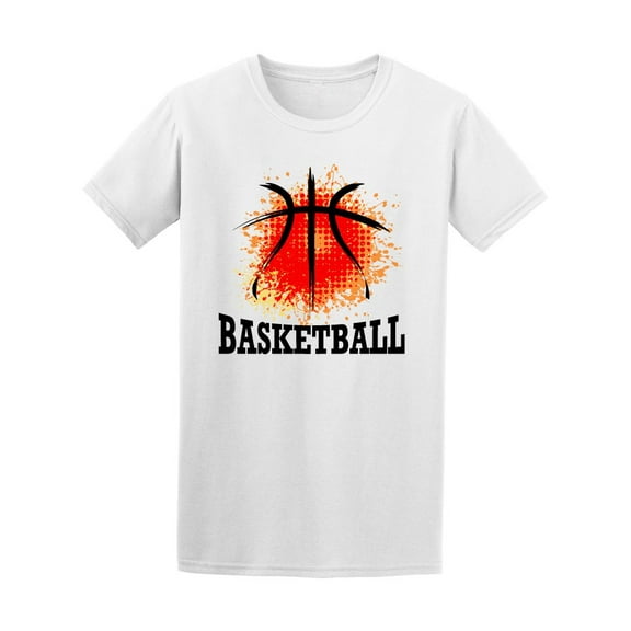 Basketball Painted Ball T-Shirt Men -Image by Shutterstock, Male XX-Large