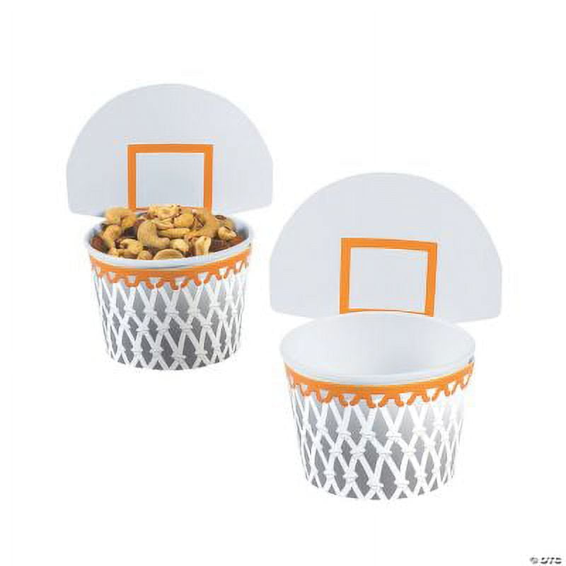 Basketball Paper Snack Cups - 12 Ct., Birthday, Party Supplies, 12 ...