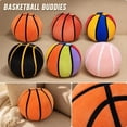 thumbnail image 1 of Basketball Pillow Plush Toys with Soft Orange Faux, Decorative Throw Pillow for Basketball Birthday Party Decorations & Sports Room Decor, Basketball Gift for Game Room, 1 of 8