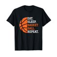 thumbnail image 1 of Basketball Player Boy Eat Sleep Basketball Repeat T-Shirt, 1 of 5