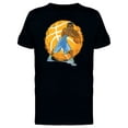 thumbnail image 1 of Basketball Player Cool Cartoon T-Shirt Men -Image by Shutterstock, Male 3X-Large, 1 of 2