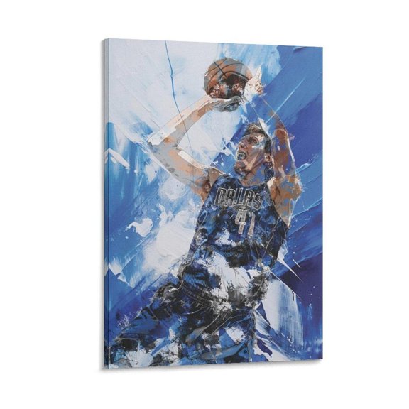 Basketball Player Dunk Art Print Dynamic Action Wall Decor, Unframed Poster
