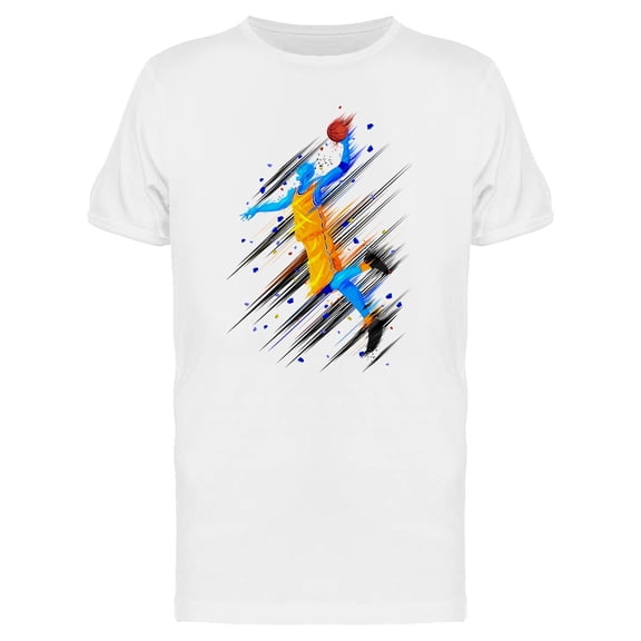 Basketball Player Effect T-Shirt Men -Image by Shutterstock, Male Medium