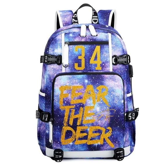 Basketball Player GA34 Multifunction Backpack Travel Taptop Daypack Fans Bag For Men Women (SS-2)