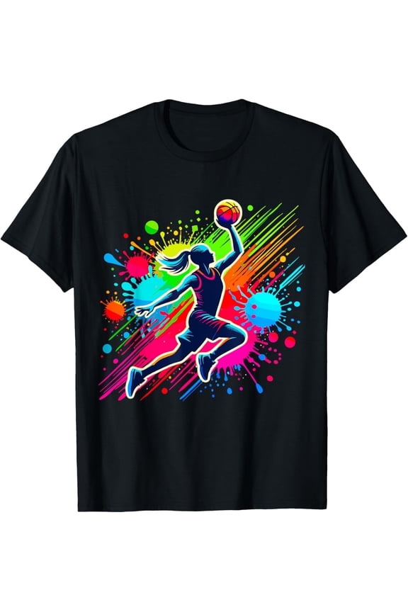 Basketball Player Girl T-Shirt