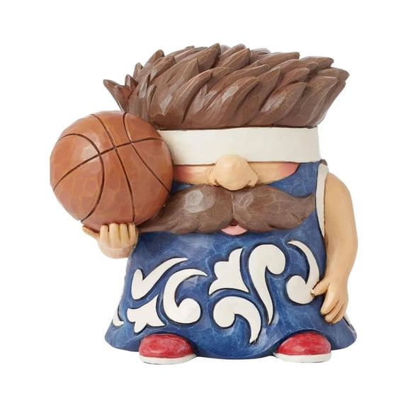 Basketball Player Gnome Figurine