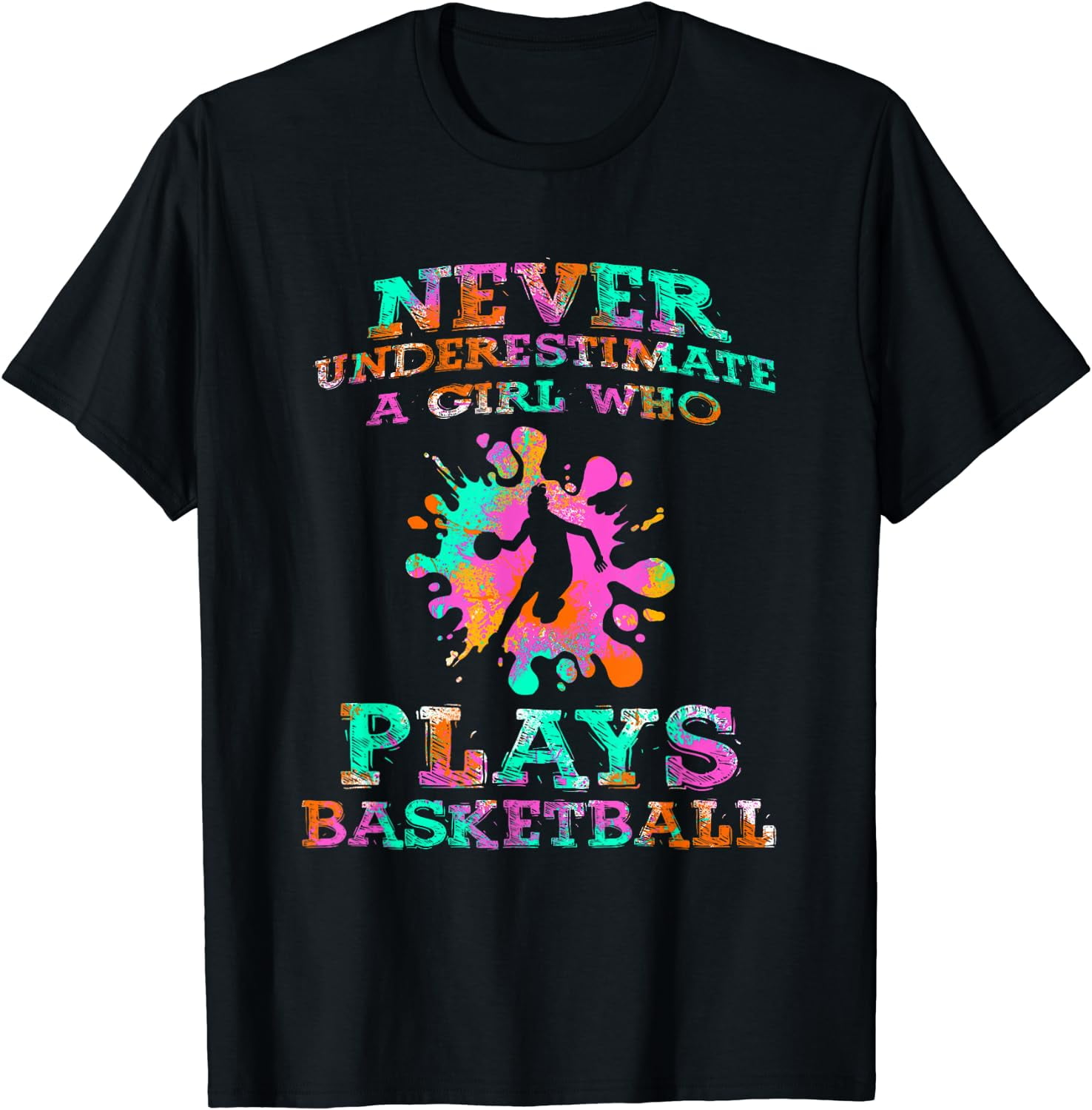 Basketball Player Hoops Streetball Baller Basketball Girls TShirt