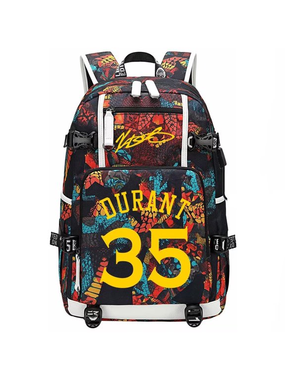 Basketball Player K-D Multifunction Backpack Travel Taptop Daypack Fans Bag For Men Women (R-2)