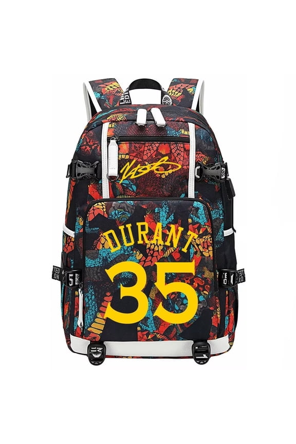 Basketball Player K-D Multifunction Backpack Travel Taptop Daypack Fans Bag For Men Women (R-2)