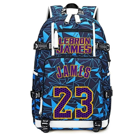 Basketball Player L-James Multifunction Backpack Travel Taptop Daypack Fans Bag For Men Women (NB-2)