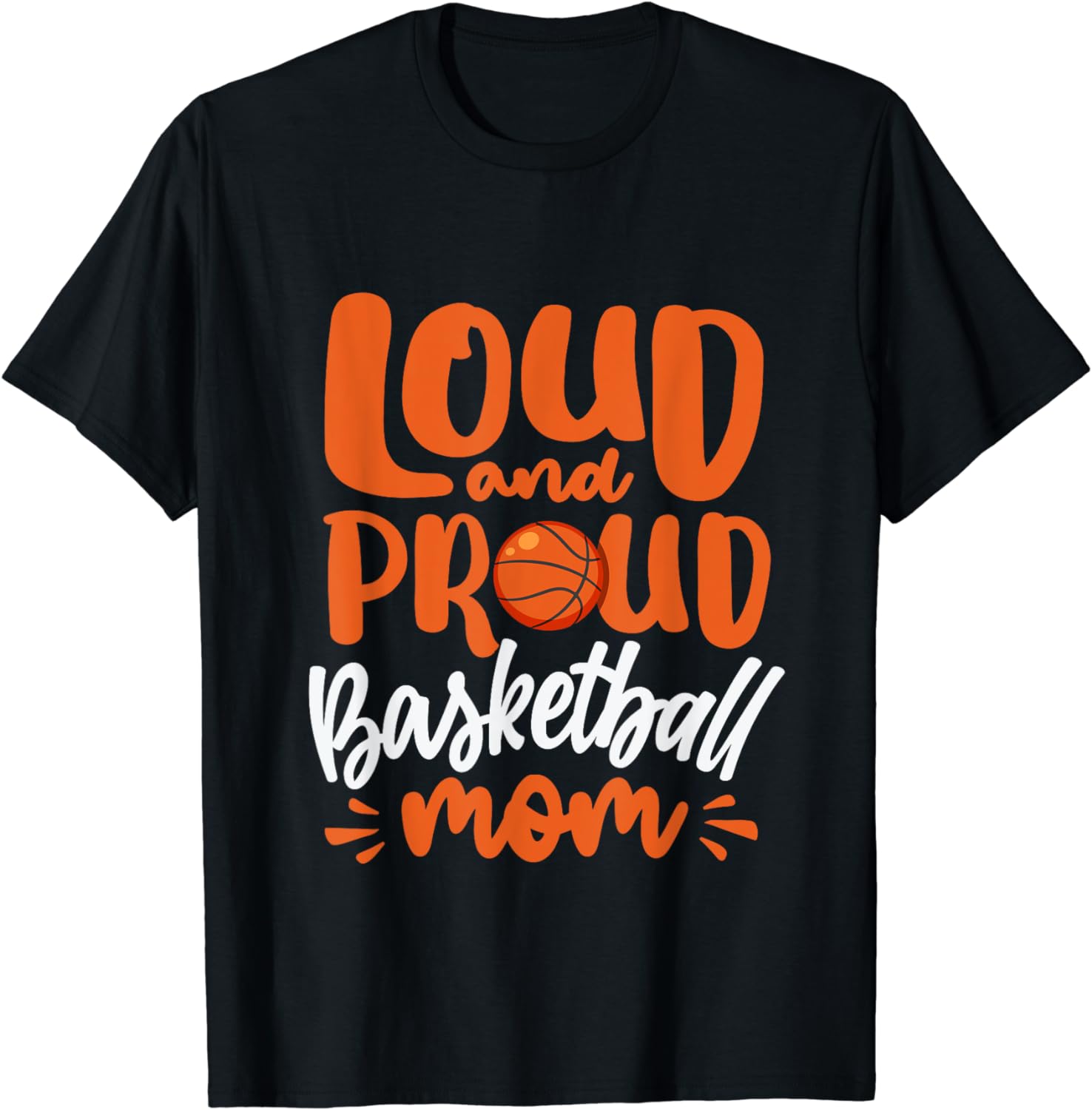 Women's Basketball Lover T-Shirt – Short Sleeve Casual Top, 60% Cotton 35% Polyester 5% Spandex, Basketball Mom Sports Gift - View #6