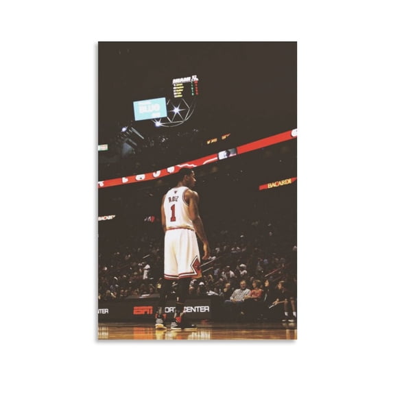 Basketball Player Poster Derrick Rose Picture (10) Posters Wall Art Painting Canvas Gift Living Room Prints Bedroom Decor Poster Artworks 16x24inch(40x60cm)