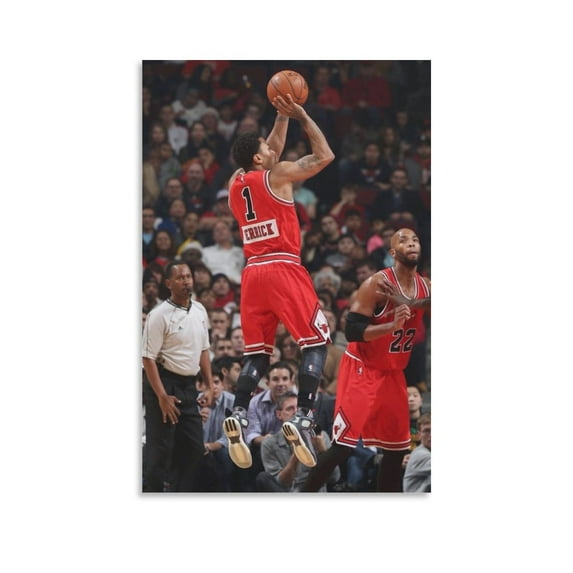 Basketball Player Poster Derrick Rose Picture (29) Posters Wall Art Painting Canvas Gift Living Room Prints Bedroom Decor Poster Artworks 12x18inch(30x45cm)