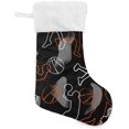 thumbnail image 1 of Basketball Player Sport Christmas Stockings 3 Pcs 18inch Velvet Hanging Decor Stocking for Fireplace Xmas Tree, 1 of 6