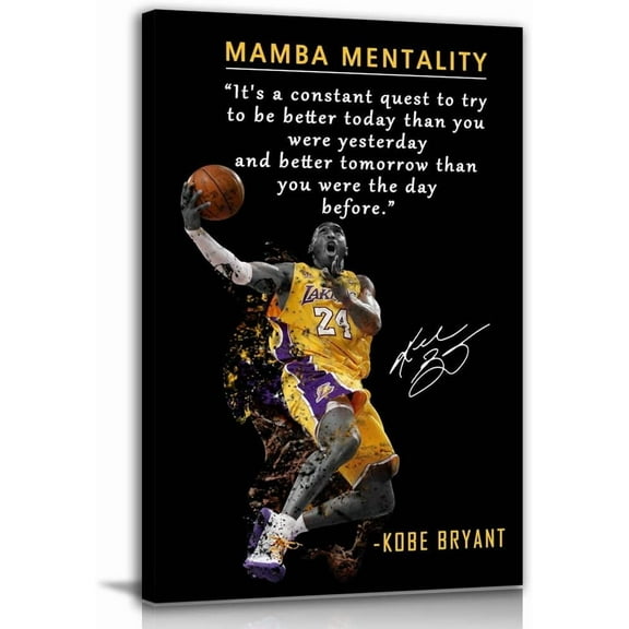 Basketball Player Sports Poster Inspirational Wall Art Motivational Artwork For Home Size 24''x36''