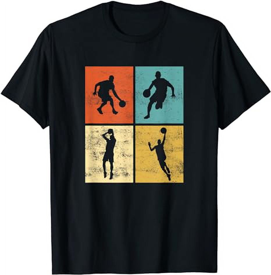 Basketball Player Vintage Basketball Lover Retro Basketball TShirt