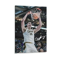 Basketball Player Zach Edey Poster Poster Cool Artworks Painting Wall Art Canvas Prints Hanging Picture Home Decor Posters Gift 16x24inch(40x60cm)