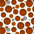 thumbnail image 1 of Basketball Premium Gift Wrap Wrapping Paper Roll Pattern, 1 of 2