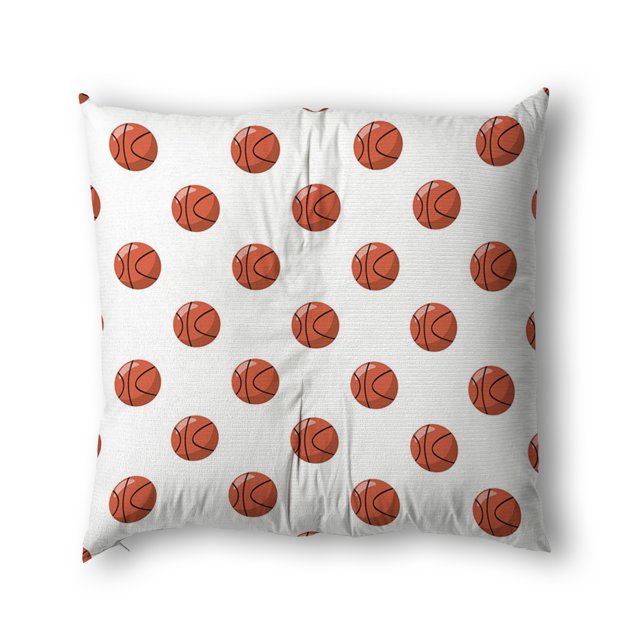 Basketball Print,24x24in Decorative Throw Pillow Covers Cushion Cases