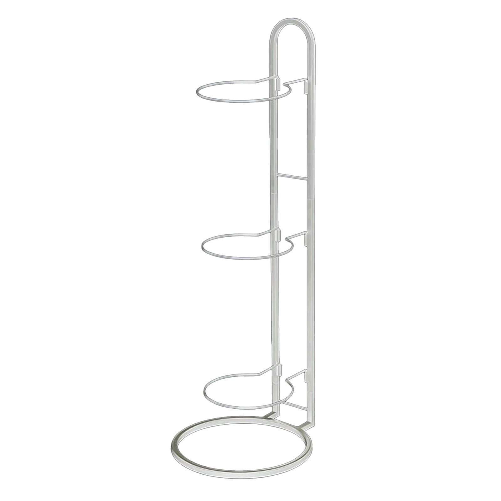 Tandem Sport 3-Tier Ball Rack - Holds 12-15 Volleyballs/Basketballs Storage Cart