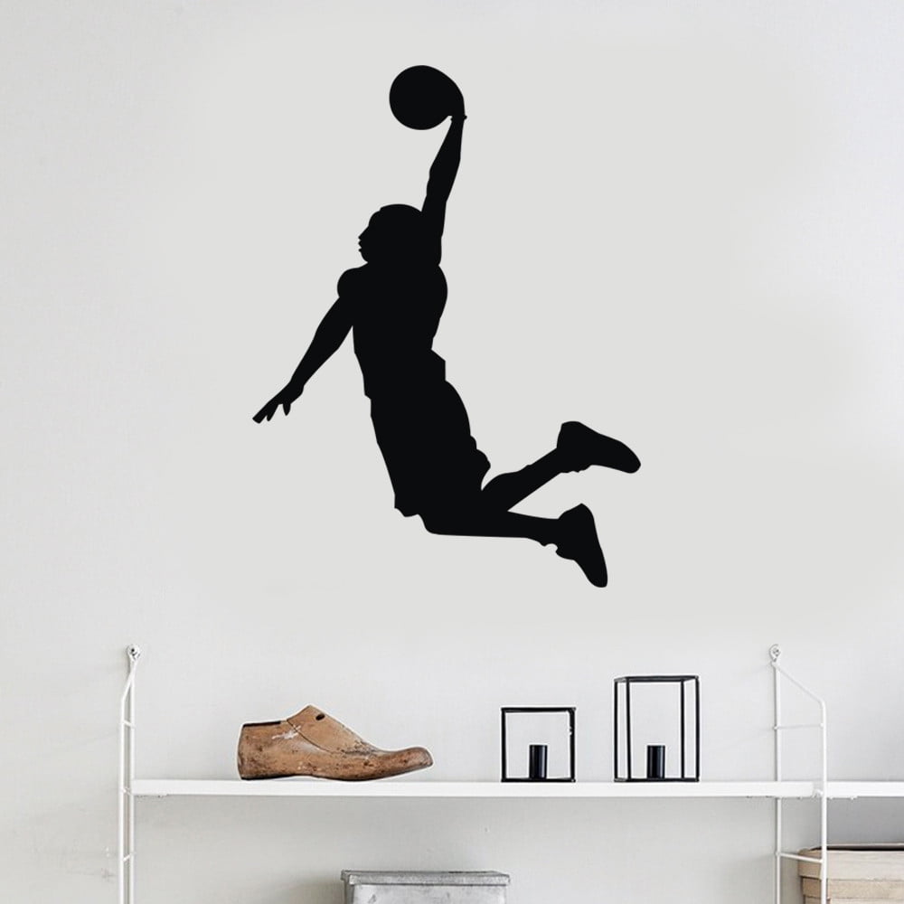 Basketball Removable Art Mural Home Room Decor Wall Stickers Fatheads
