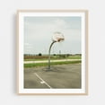 thumbnail image 1 of Basketball, Riis Park 01 - Queens New York Photography Street Photography Minimalist Vintage Oak Framed Wall Art Print 11 x 14 inches, 1 of 12