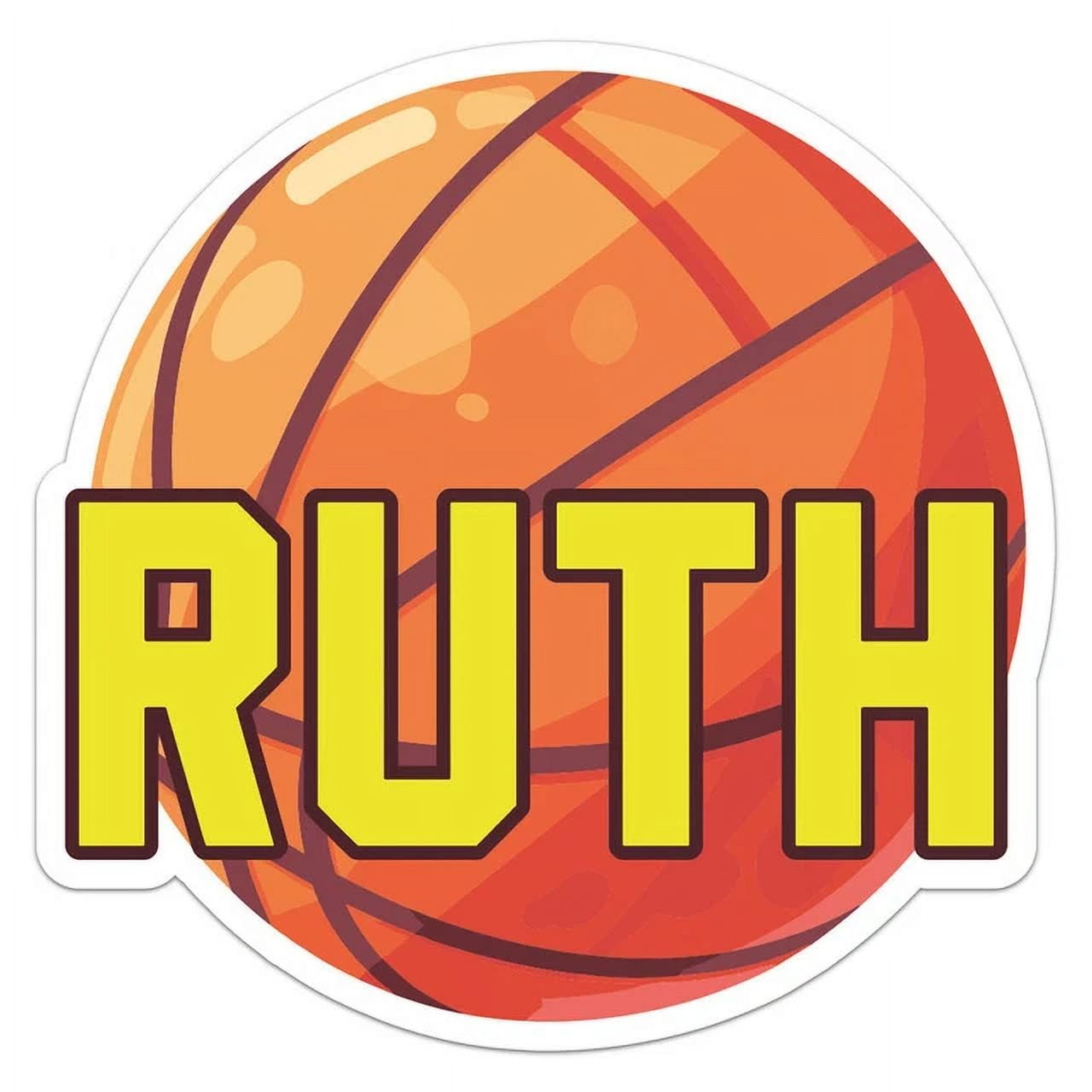 Basketball Ruth Sticker Phone Decal Water Bottle Stickers Car Decals ...