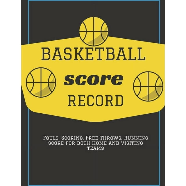 Basketball Score book Basketball Score Keeper Score Book Busy