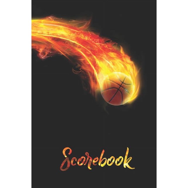 Basketball Scorebook 24 Games with over 20 Players 6x9 inch Matt