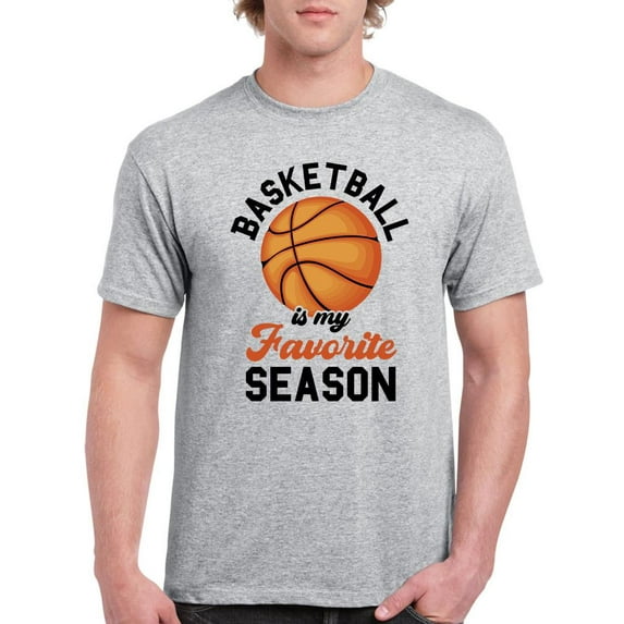 Basketball Season T-Shirt Men -Smartprints Designs, Male Large