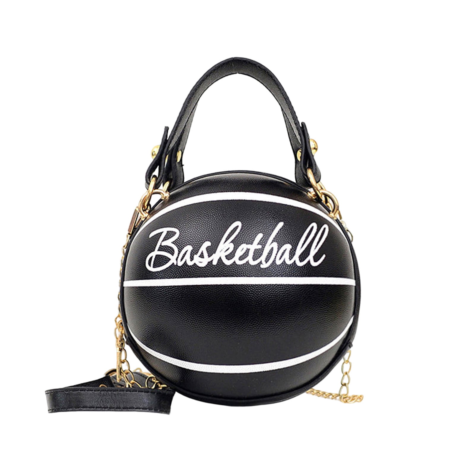 Basketball Shaped Purse For Women Body Handbag Girls Messenger Bag Tote