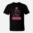 thumbnail image 1 of Basketball Shirt girls Basketball Gift Play Like A Girl TShirt, 1 of 2