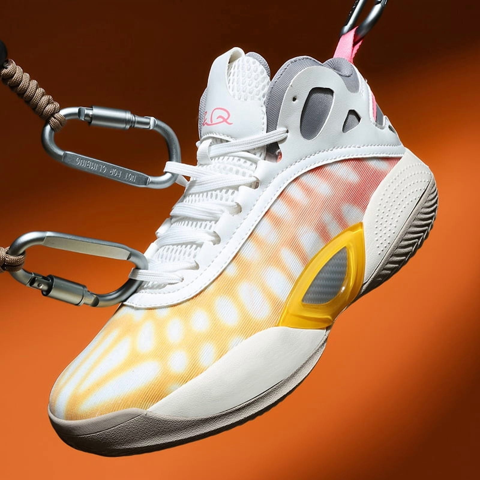 Basketball Shoes, High-top Non-slip Squeaking, Men Competition Court ...