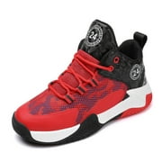 Basketball Shoes Kids Boys Girls Sneakers Outdoor Running Shoes Boys Comfortable High Top Basketball Shoes (Little Kids/Big Kids)