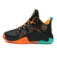 thumbnail image 1 of Basketball Shoes Kids Boys Girls Sneakers Outdoor Running Shoes Boys Comfortable High Top Basketball Shoes (Little Kids/Big Kids), 1 of 5