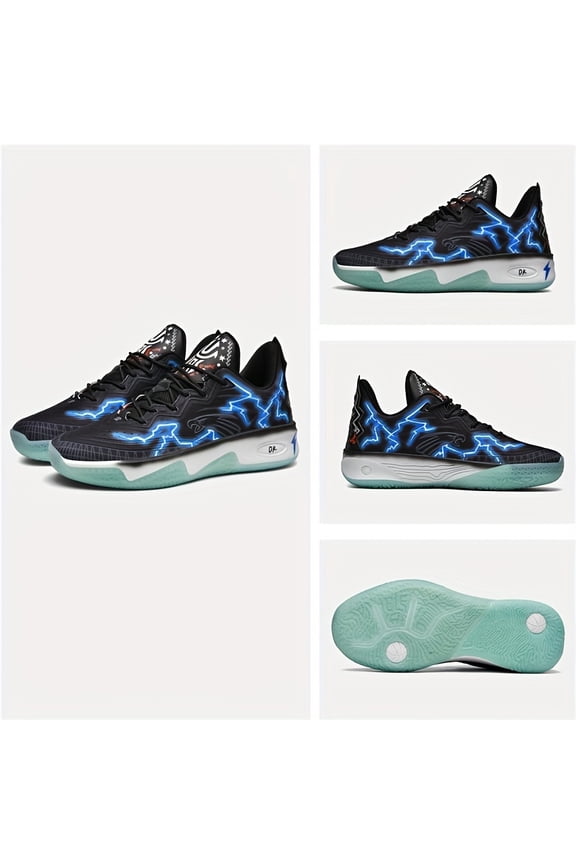 Basketball Shoes Men's Combat Mid-top Men's Shoes Outdoor Sports Fashion Trend Sneakers Running Shoes Teen Training Shoes