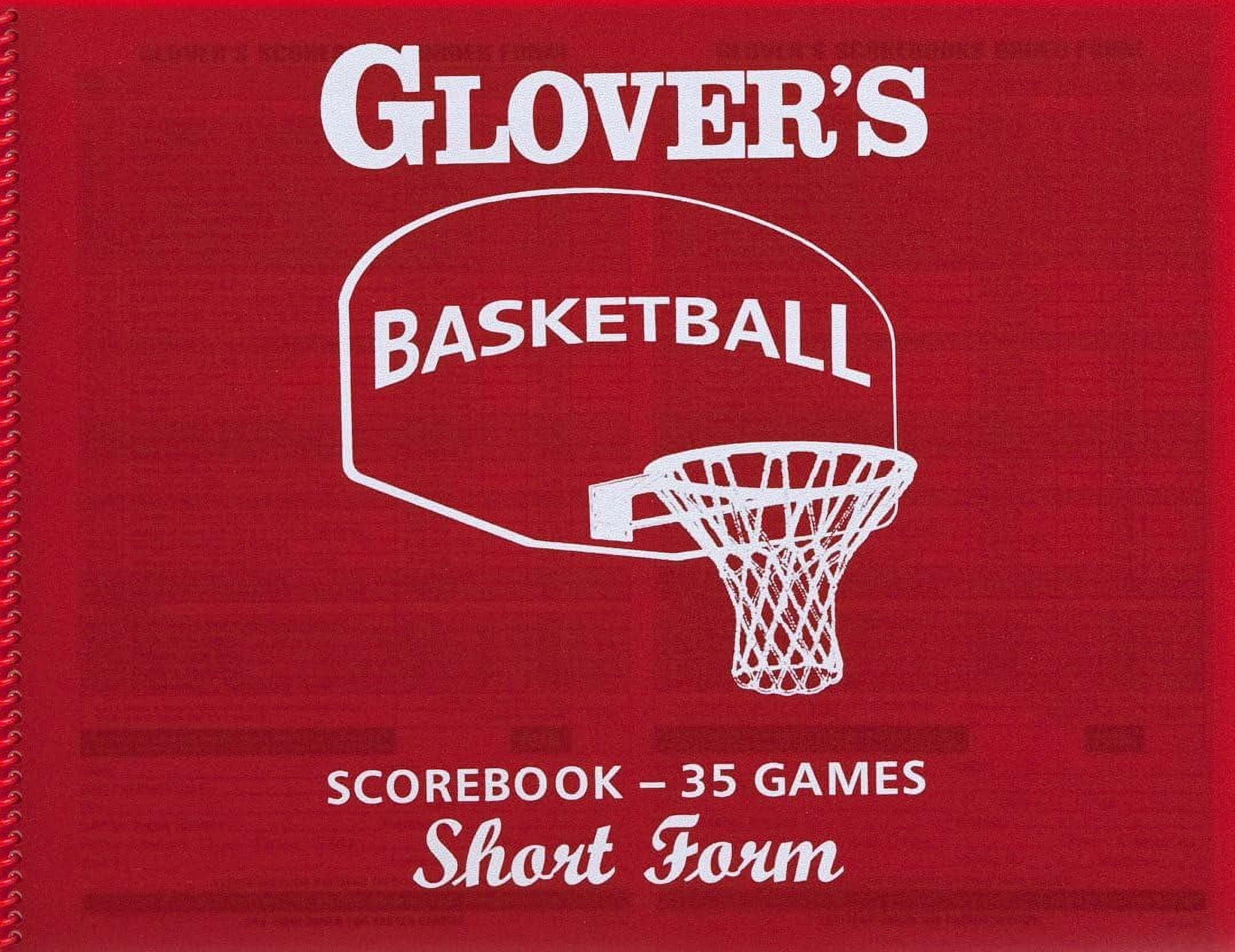 Basketball Short Form Scorebook (35 Games)