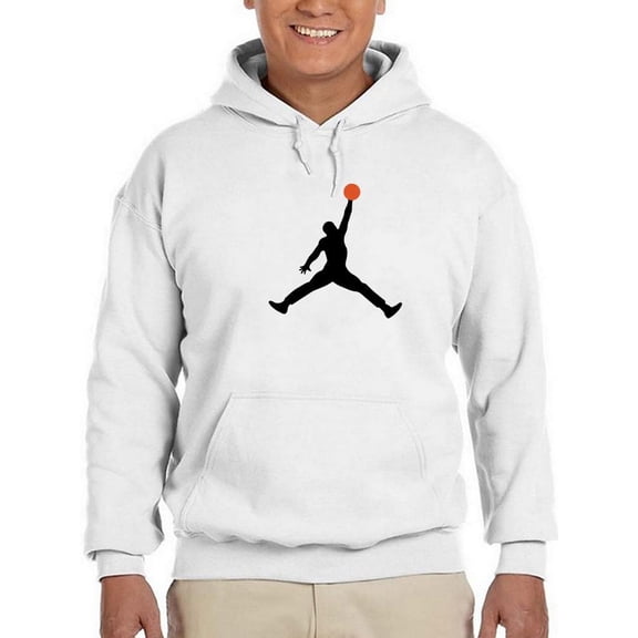 Basketball Silhouette Hoodie Men -SPIdeals Designs, Male XX-Large